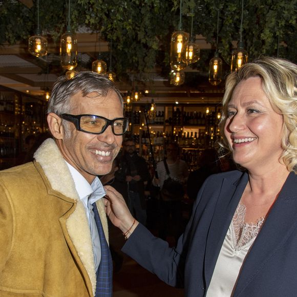 Exclusif - Luana Belmondo et Paul Belmondo - Luana Belmondo lors du lancement de son livre "Italia mia Luana cuisine Rome" et de l'annonce de la diffusion de la série d'émissions sur la chaîne TV My Cuisine, au  restaurant l'Osteria del Vino du marché spacieux Eataly Paris Marais à Paris le 7 novembre 2019. © Tiziano Da Silva - Pierre Perusseau/Bestimage