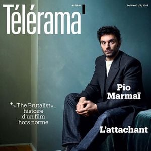 Pio Marmai en couverture de Télérama, 12 février 2025.