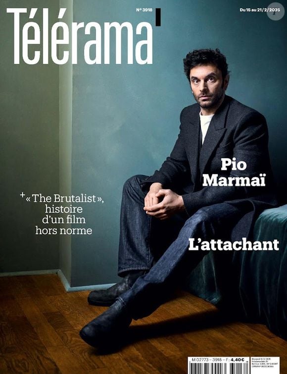 Pio Marmai en couverture de Télérama, 12 février 2025.
