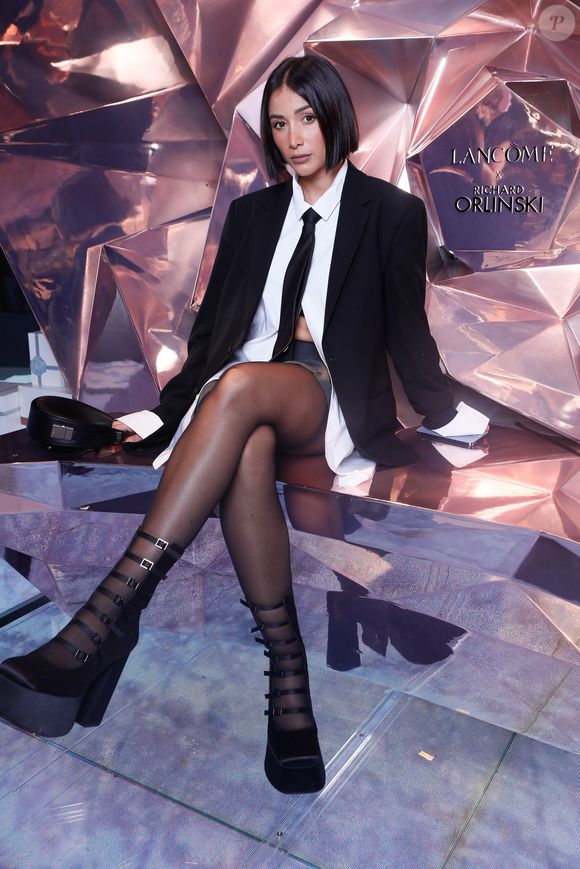 Exclusif - Isabeau Delatour au photocall de la soirée "Lancôme x Orlinski" pour le lancement d'une capsule collector à Paris le 20 octobre 2022.
© Christophe Clovis / Marc Ausset Lacroix / Bestimage