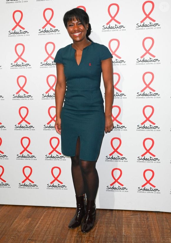 Marie-Aline Meliyi - Soirée de lancement du Sidaction 2022 à la salle Wagram à Paris le 7 mars 2022. © Coadic Guirec/Bestimage