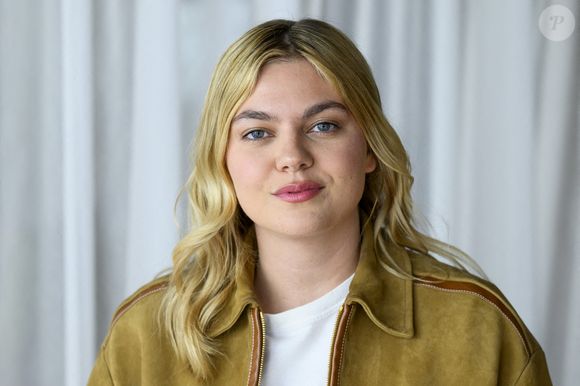 Portrait de la chanteuse française Louane (Louane Emera) lors de l'événement promotionnel le plus important et le plus attendu de l'Eurovision à AFAS Live à Amsterdam. Amsterdam, Pays-Bas, le 5 avril 2025. Photo par Bruno Press/ABACAPRESS.COM