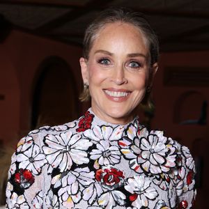 Exclusif - Rendez-vous avec Sharon Stone lors du dîner de gala "Better World Fund" sur la plage Copal Beach lors du 79ème Festival International du Film de Cannes le 18 mai 2026.
© Denis Guignebourg/Bestimage