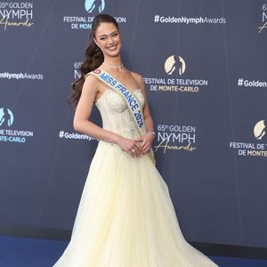 Hinaupoko Devèze, Miss France 2026, lors de la cérémonie de clôture du 65e Festival de télévision de Monte-Carlo, le 16 juin 2026.

© Denis Guignebourg / Bestimage