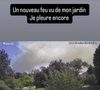 Quelques heures plus tard, elle a publié une nouvelle story : "Un nouveau feu vu de mon jardin. Je pleure encore."

Capture du compte Instagram de Laetitia Bertignac.

© Instagram / Laetitia Bertignac