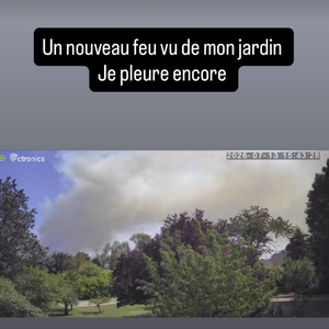 Quelques heures plus tard, elle a publié une nouvelle story : "Un nouveau feu vu de mon jardin. Je pleure encore."

Capture du compte Instagram de Laetitia Bertignac.

© Instagram / Laetitia Bertignac