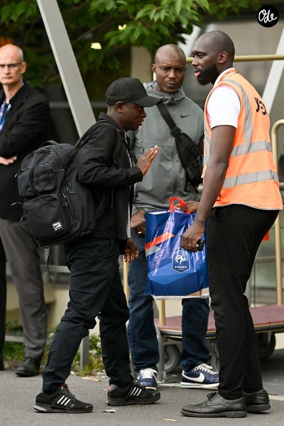 N'Golo Kanté et L'équipe de France de football s'envole du Bourget pour rejoindre Boston aux États-Unis afin de participer à la Coupe du monde de la FIFA (du 11 juin au 19 juillet, aux États-Unis, au Canada et au Mexique), le 10 juin 2026. © Pierre Perusseau/Bestimage