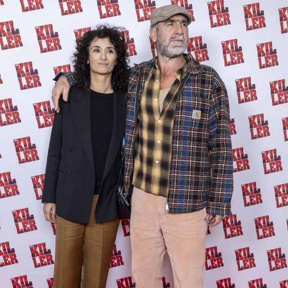 Rachida Brakni et Éric Cantona - Avant-première parisienne du film « The Killer » au Pathé Palace à Paris le 21 octobre 2024. © Olivier Borde / Guirec Coadic / Bestimage