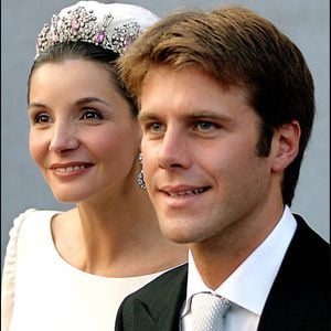 Mariage du prince Emmanuel Philibert de Savoie et de Clotilde Courau à la basilique Saint Marie des anges le 25 septembre 2003 LAPRESSE / BESTIMAGE