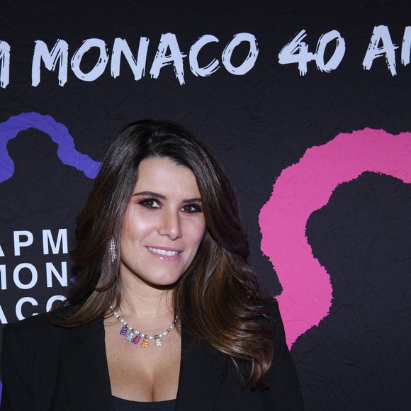 Exclusif - Karine Ferri - Dîner des 40 ans du bijoutier "APM Monaco" à l'hôtel Plaza Athénée à Paris, France, le 14 décembre 2022. © Rachid Bellak/Bestimage