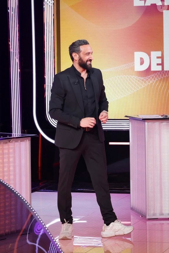 Exclusif - Cyril Hanouna, sur le plateau de l’émission « TPMP » présentée par C.Hanouna et diffusée en direct sur Youtube et sur toutes les box (SFR, FREE, Bouygues, MyCanal etc), Paris, France, le 19 mars 2025. © Jack Tribeca / Bestimage