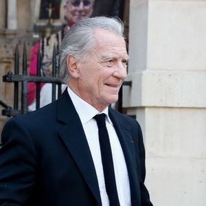 William Leymergie - Sorties des obsèques de Philippe Labro en l'église de Saint-Germain-des-Prés à Paris le 13 juin 2025. © Dominique Jacovides - Christophe Clovis / Bestimage