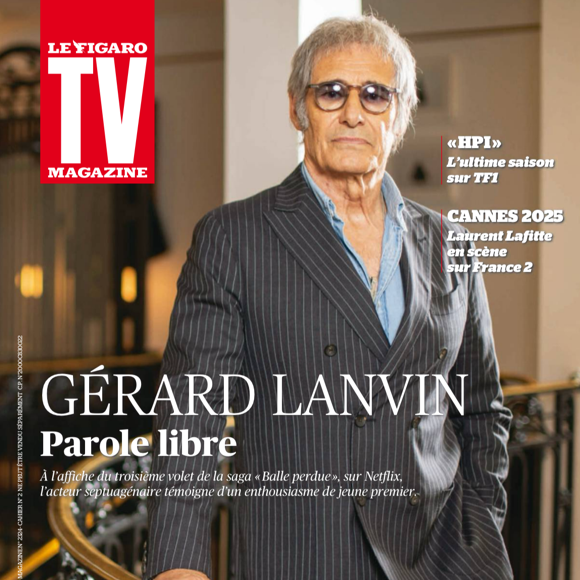 Couverture du "TV Magazine" du vendredi 10 mai 2025 avec Gérard Lanvin.