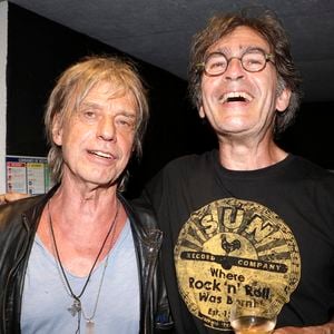 Exclusif - Jean-Louis Aubert  et Richard Kolinka - People lors de la soirée des 50 ans du studio Ferber à Paris. Le 29 juin 2023
© Cédric Perrin / Bestimage