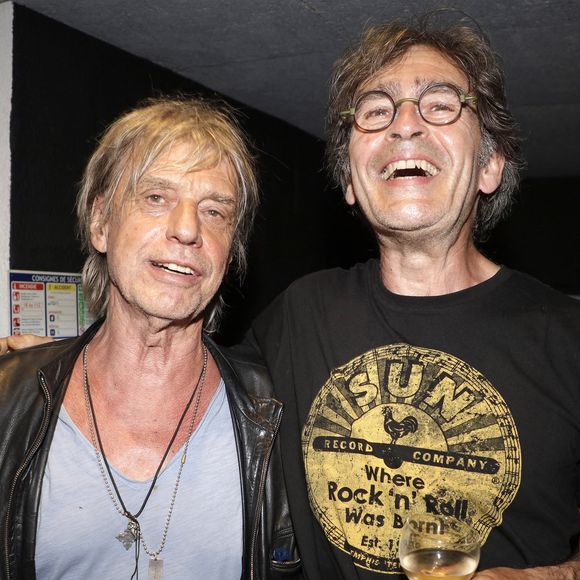Exclusif - Jean-Louis Aubert  et Richard Kolinka - People lors de la soirée des 50 ans du studio Ferber à Paris. Le 29 juin 2023
© Cédric Perrin / Bestimage