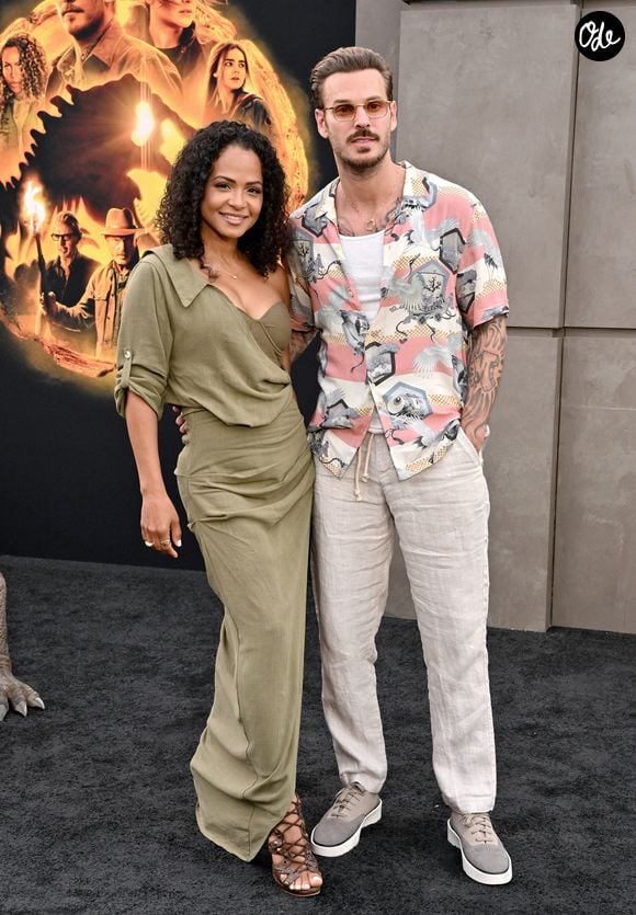 Christina Milian et M Pokora (Matt Pokora) à la première du film "Jurassic World Dominion" à Los Angeles, le 6 juin 2022. Photo par AGENCE / BESTIMAGE