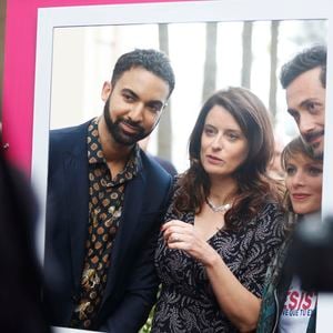 Joakim Latzko et Anne Décis (Plus Belle la Vie) - Masterclass des acteurs des série "Plus Belle la Vie", "Les Mystères de l'Amour" et "Alice Nevers" à l'Espace Miramar lors du festival Canneseries à Cannes, le 7 avril 2019. © Dylan Meiffret / Nice Matin / Bestimage