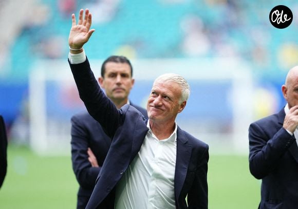 Le sélectionneur français Didier Deschamps avant la petite finale de la Coupe du monde de la FIFA 2026 au Miami Stadium le samedi 18 juillet 2026. Photo : PA Photos/ABACA