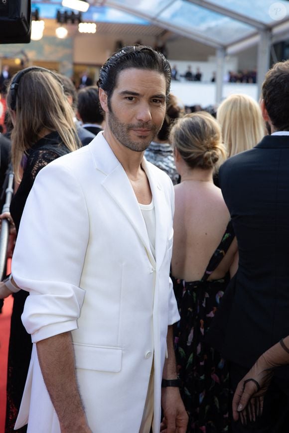 Exclusif - Tahar Rahim avant la montée des marches de "L'innocent" lors du 75ème Festival International du Film de Cannes, le 24 mai 2022.
Justin Personnaz/Bestimage