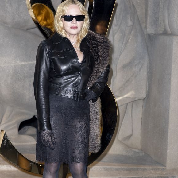 Madonna - Photocall du Défilé de mode Saint Laurent Collection Printemps-Été 2026 dans le cadre de la Fashion Week de Paris, France, le 29 septembre 2025.
 
© Olivier Borde / Bestimage