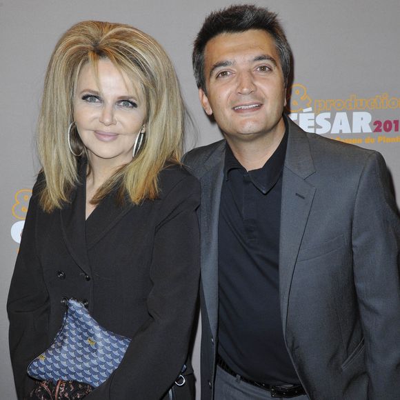 Nathalie Rheims, Thomas Langmann - Diner des Producteurs lors de la remise du 6eme prix Daniel Toscan du Plantier au restaurant de l'hotel George V - Academie des Cesar 2013 a Paris le 18 fevrier 2013.