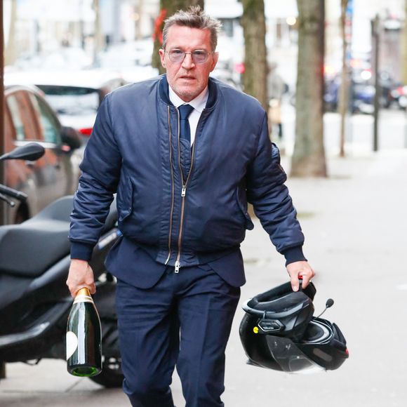 Exclusif - Benjamin Castaldi - Arrivées au plateau de la dernière émission "Touche pas à mon poste" (TPMP) diffusée en direct sur C8 avant la fermeture de la chaine le 28 février, à Paris, France, le 27 février 2025. © Christophe Clovis/Bestimage