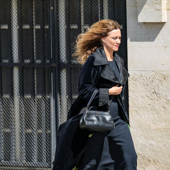 Marine Delterme - Arrivées aux obsèques de Mathilde Favier en l'église Saint-Sulpice à Paris, le 31 aout 2026. © Dominique Jacovides-Cyril Moreau/Bestimage