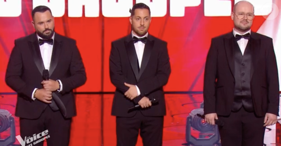 Pour l'épreuve des groupes, le coach a choisi de faire passer ensemble Salvatore, Levon et Sébastien, ses trois ténors sur le titre Nessum Dorma de Luciano Pavarotti et Zubin Mehta.

The Voice, TF1, 5 avril 2025