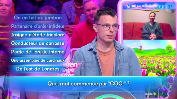 Emilien dans "Les 12 Coups de midi", le 5 mai 2025, sur TF1