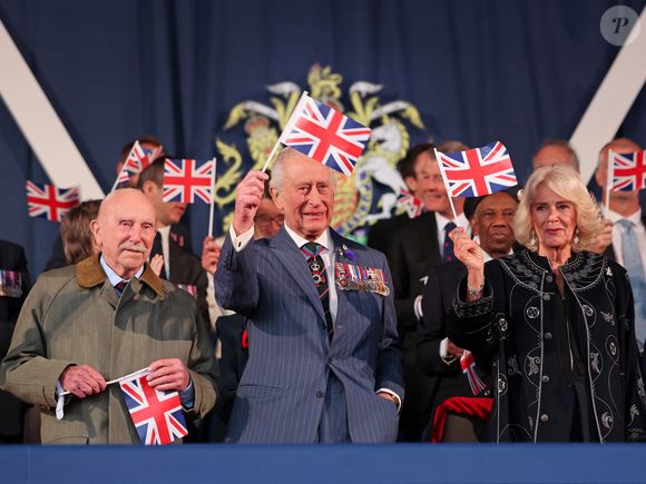 Le roi Charles III d'Angleterre et Camilla Parker Bowles, reine consort d'Angleterre le 8 mai 2025

© Chris Jackson/WPA-Pool