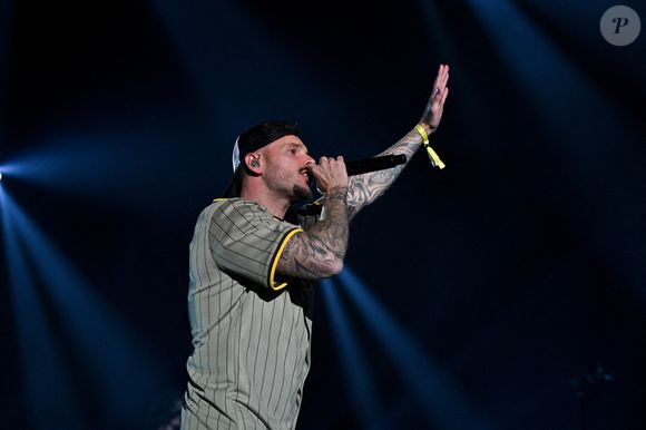 Matt Pokora assiste au Foot Concert, au profit de l'association Huntington Avenir à la LDLC Arena à Lyon, France, le 11 novembre 2024. Photo par Julien Reynaud/APS-Medias/ABACAPRESS.COM