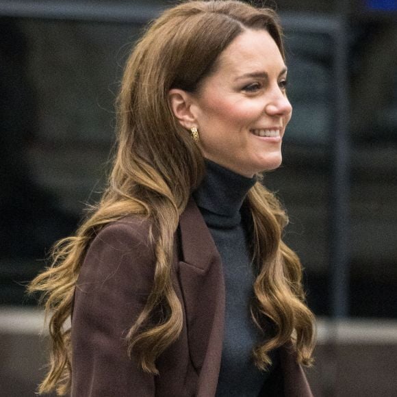 Catherine Kate Middleton, princesse de Galles, visite la National Gallery pour lancer un nouveau projet de la Royal Foundation Centre for Early Childhood visant à soutenir les jeunes enfants dans le développement de compétences sociales le 4 février 2025.
