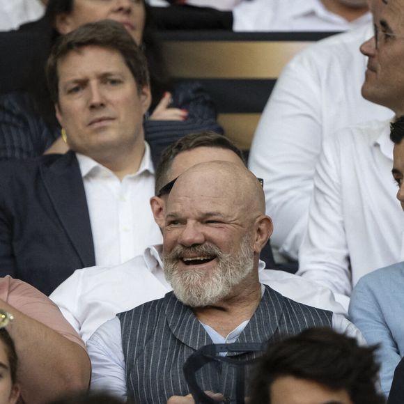 Philippe Etchebest avant la finale du Top 14 français entre le Stade Toulousain (Toulouse) et l'Union Bordeaux-Begles (UBB) au Stade de France à Saint-Denis, au nord de Paris, le 28 juin 2025.Photo par Eliot Blondet/ABACAPRESS.COM