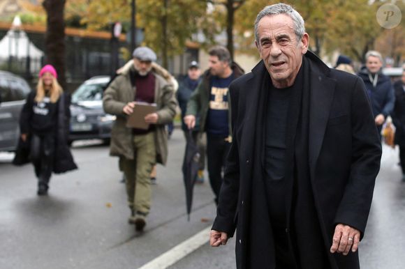 Thierry Ardisson lors d'une marche contre l'antisémitisme à Paris, le 12 novembre 2023 © Stéphane Lemouton / Bestimage