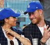 Ils se sont affichés avec des casquettes aux couleurs des Dodgers de Los Angeles 

Le prince Harry et Meghan Markle regardent pendant la huitième manche du quatrième match des séries mondiales de baseball de la MLB entre les Dodgers de Los Angeles et les Blue Jays de Toronto à Los Angeles, le mardi 28 octobre 2025. The Canadian Press/ABACAPRESS.COM//Frank Gunn