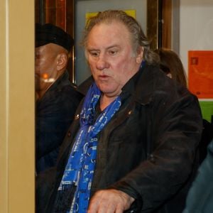 Gérard Depardieu à la première du film  "he Taste of Small Things" à Berlin le 12 janvier 2023.
©AGENCE / BESTIMAGE