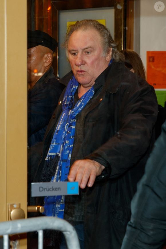 Gérard Depardieu à la première du film  "he Taste of Small Things" à Berlin le 12 janvier 2023.
©AGENCE / BESTIMAGE