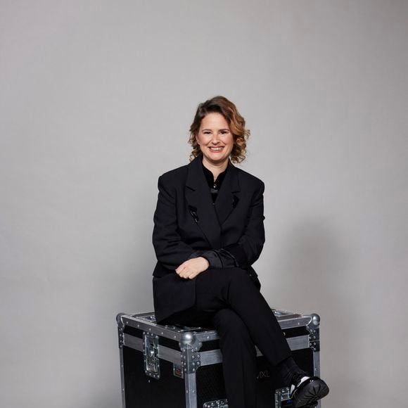 Exclusif - Elodie Poux - Studio avec les invités de l'enregistrement de l'émission "La chanson secrète N°14", présentée par N.Aliagas et diffusée le 26 décembre sur TF1, à Paris, France, le 9 décembre 2025. © Jacovides-Moreau/Bestimage