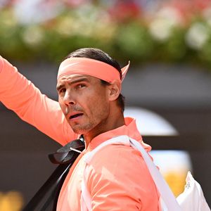 Rafael Nadal lors du tournoi de tennis Mutua à Madrid, le 29 avril 2024. Europa Press / Bestimage