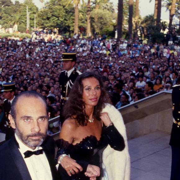 Guy Marchand et Béatrice à Cannes en 1987. ©ANGELI-RINDOFF / BESTIMAGE