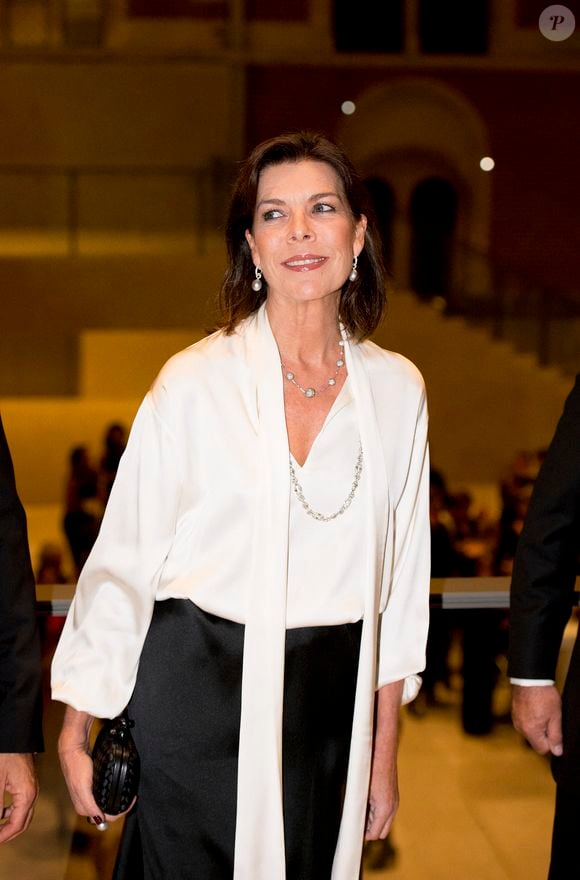 Caroline Louise Marguerite Grimaldi, princesse héréditaire de Monaco assistant au 7ème gala de bienfaisance de la fondation néerlandaise AMADE qui s'est tenu dans la salle de la Veille de Nuit du Rijksmuseum à Amsterdam, Pays-Bas, le 07 novembre 2014. Photo by Robin Utrecht/ABACAPRESS.COM