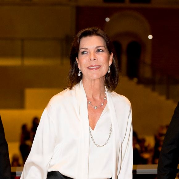 Caroline Louise Marguerite Grimaldi, princesse héréditaire de Monaco assistant au 7ème gala de bienfaisance de la fondation néerlandaise AMADE qui s'est tenu dans la salle de la Veille de Nuit du Rijksmuseum à Amsterdam, Pays-Bas, le 07 novembre 2014. Photo by Robin Utrecht/ABACAPRESS.COM
