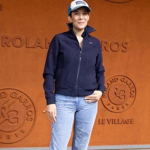 Mélanie Doutey au photocall du village lors des Internationaux de France de Tennis de Roland Garros 2026, à Paris, France, le 5 juin 2026. © Jacovides-Moreau/Bestimage
