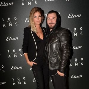 Michaël Youn et sa compagne Isabelle Funaro - Photocall - 9ème édition du "Etam Live Show" (Etam Lingerie) lors de la fashion week à Paris, le 27 septembre 2016. La marque Etam fête ses 100 ans en 2016. © Rachid Bellak/Bestimage