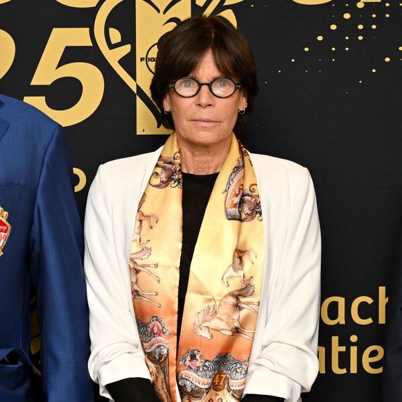 La princesse Stéphanie de Monaco durant la soirée de Gala au Fairmont hotel à Monaco après la cinquième édition de la Fight Aids Cup, un match de football caritatif qui s'est déroulé au stade Louis II à Monaco, le 22 janvier 2025.

© Bruno Bebert / Bestimage