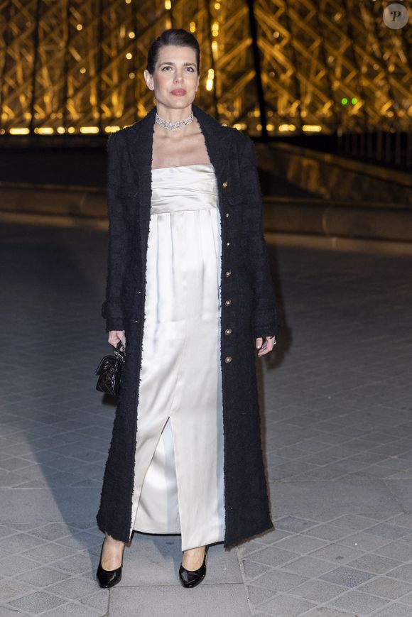 Charlotte Casiraghi - Photo Call du « Le Grand Diner du Louvre « lors de la Fashion Week  à Paris le 5 mars 2025. © Olivier Borde /Bestimage