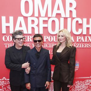Exclusif -  Adriana Karembeu et son compagnon Marc Lavoine, Omar Harfouch - Concerto pour la paix de Omar Harfouch au théâtre de Béziers le 8 mai 2025. © Jack Tribeca / Bestimage