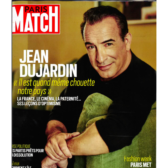 Jean Dujardin dans Paris Match - Numéro du jeudi 9 octobre 2025