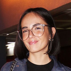 Agathe Auproux lors de la journée nationale de la lutte contre le harcèlement à l’école au lycée Pierre-Gilles de Gennes, le 7 novembre 2023. 

Photo : Jonathan Rebboah / Panoramic / Bestimage