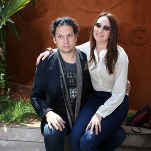 Eric Antoine et son ex-femme Calista - People au village des Internationaux de Tennis de Roland Garros le 27 mai 2016. © Dominique Jacovides / Bestimage